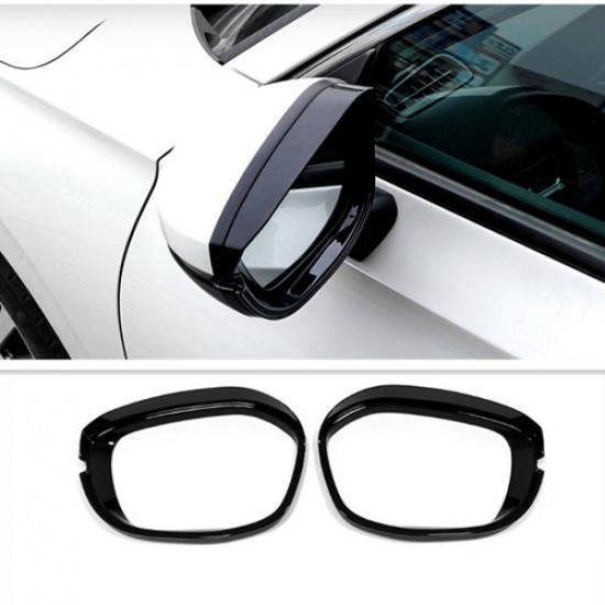 For Honda Civic Bright black Mirror Rain Eyebrow Cover