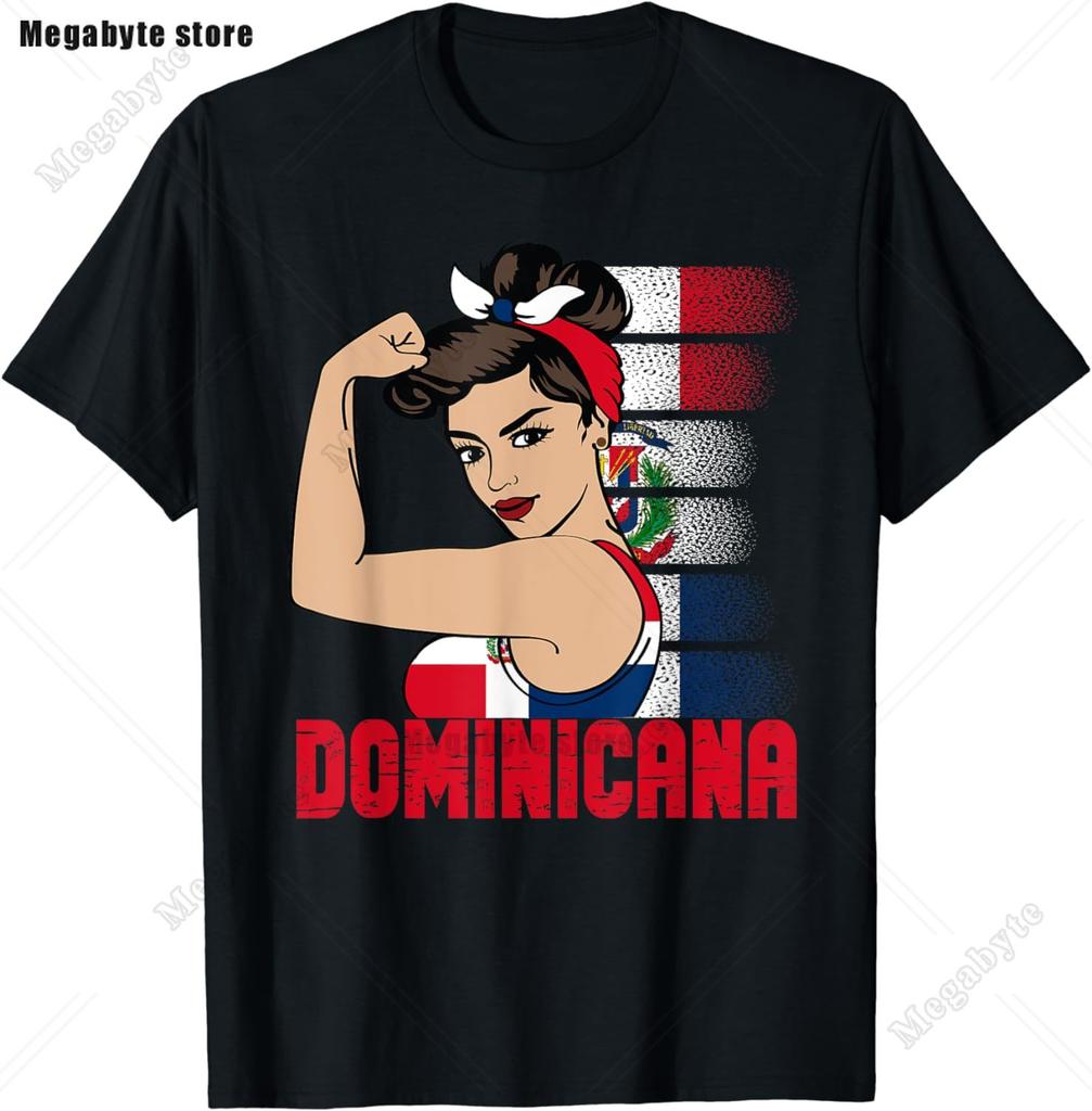 Dominicana Dominican Girl Republica Republic T Shirt Summer Graphic Streetwear Short Sleeve Birthday Gifts Tshirt Unisexs Clothing