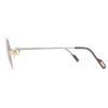Great Cartier sunglasses Trinity Two Bridges Silver mens Used