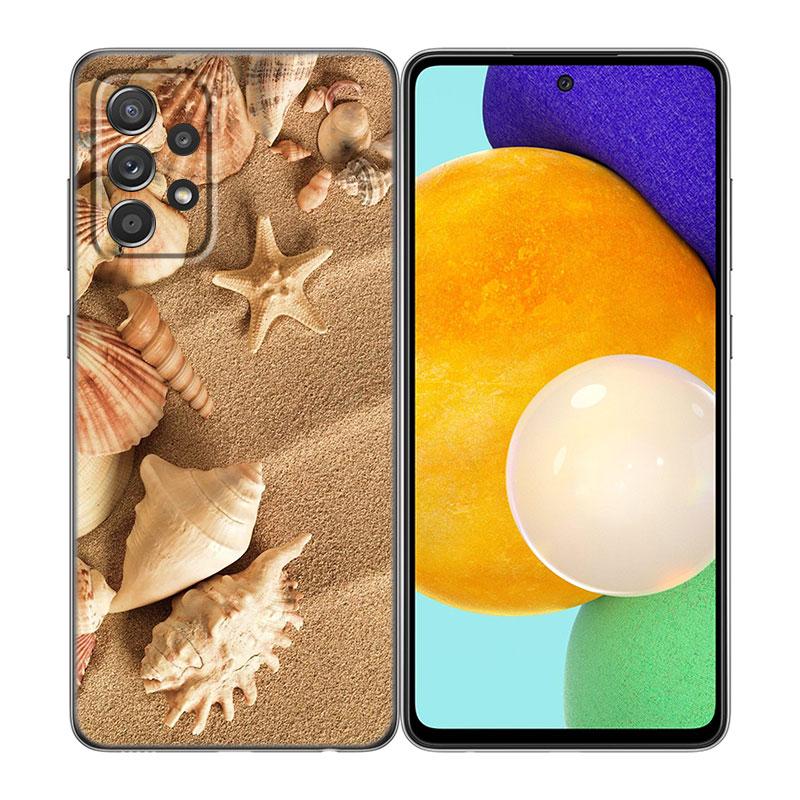 Чехол для телефона с ракушками и морской звездой для iPhone Samsung Galaxy Redmi Xiaomi Oppo OnePlus Note SA 7 8 9 10 11 12 13 14 20 21 22 23 53 54 Pro Max Ultra