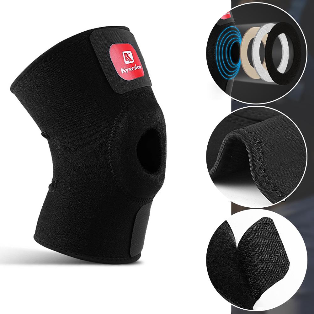 Поддержка колена ортопедический наколенник регулируемый открытый спортивный наколенник надколенник тренировка сустав для H2G7