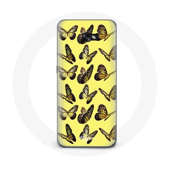 Case for Samsung Galaxy A5 Butterflies Yellow Background