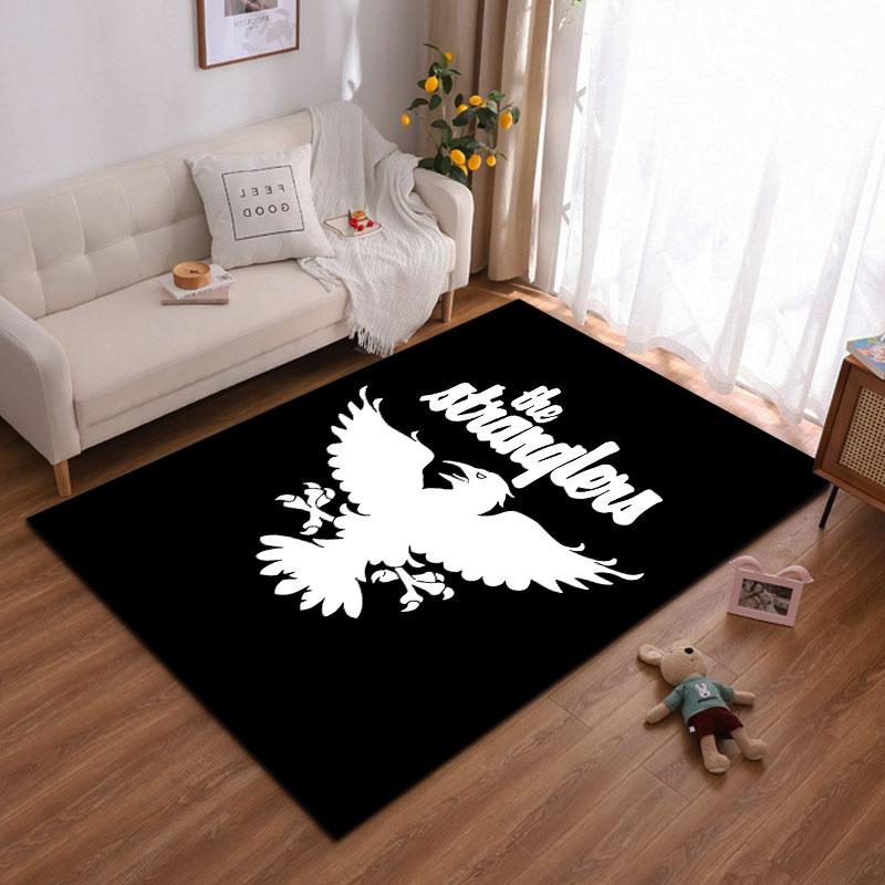 Eagle with The Stranglers Logo suitable as a non-slip mat for the living room or bedroom sofa