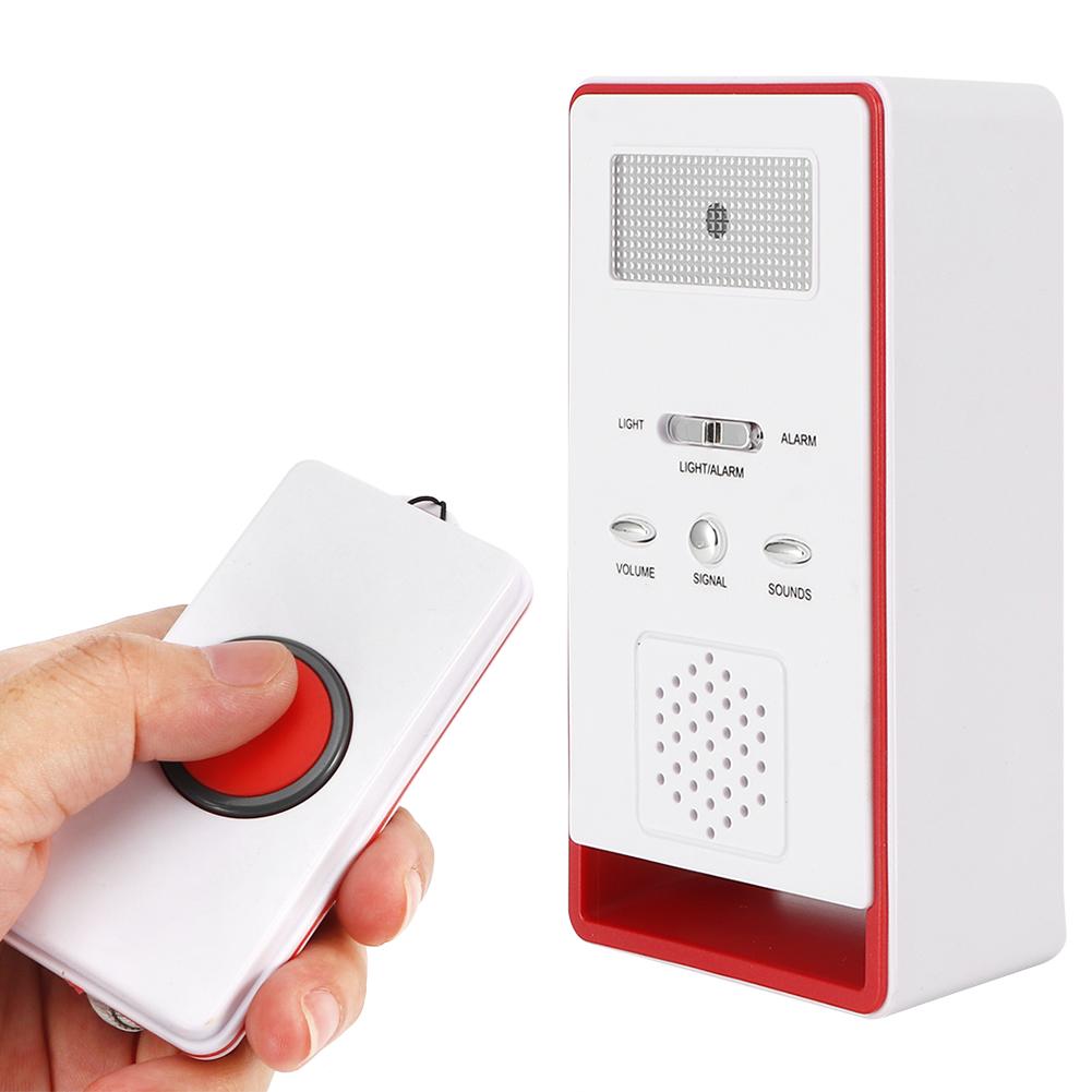 Wireless Remote Nurse Alert System Call Button Transmitter Pager Kit for Elderly Pregnant