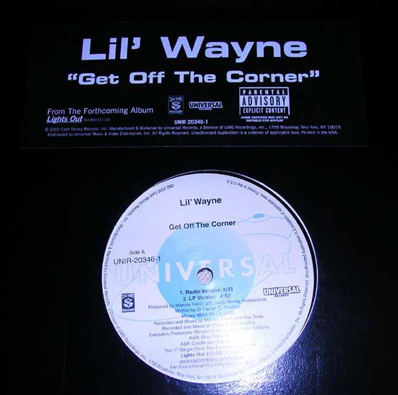 12-дюймовая пластинка LIL WAYNE - Get Off The Corner UNIR203461 Cash Money Reco 2000 US Рэп и хип-хоп/R&B Б/У