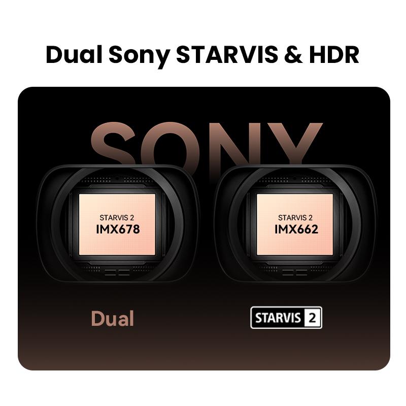 Видеорегистратор DDPAI 4K Z60 Pro с поддержкой HDR, передняя, задняя и салонная камеры, сенсор SONY STARVIS2 678, 5 ГГц Wi-Fi, GPS, ADAS, 4G Автомобильный видеорегистратор