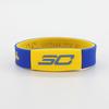 NBA Luminous Silicone Bracelet: Curry, Durant, James, Irving Edition, 20cm Snap Closure.