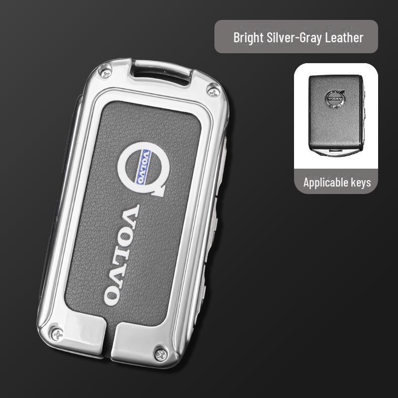 Чехол для ключа Volvo для XC60 и S90: Чехол для автомобильных аксессуаров для XC90, XC40, S60L - в комплект входит сумка с пряжкой