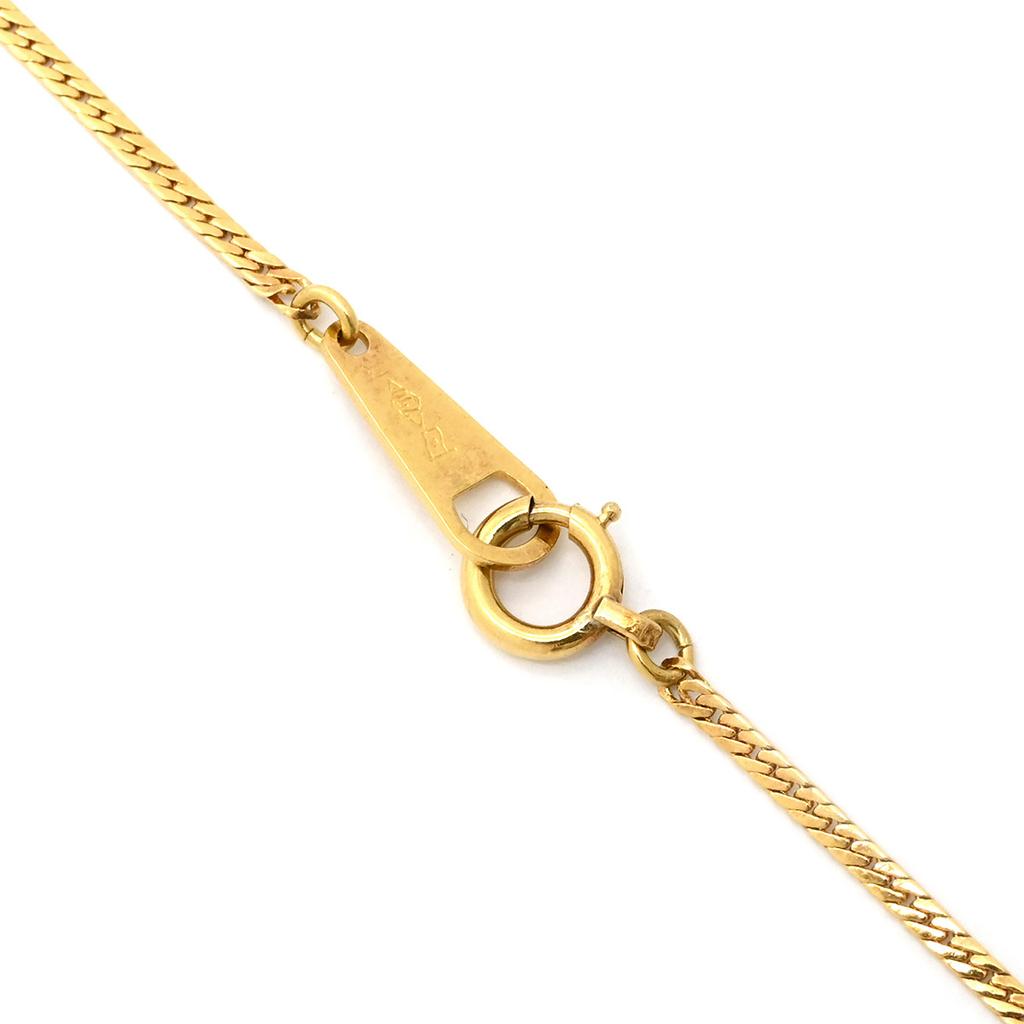 NON BRAND Diamond PendantNecklace 18K Yellow Gold/diamond Array