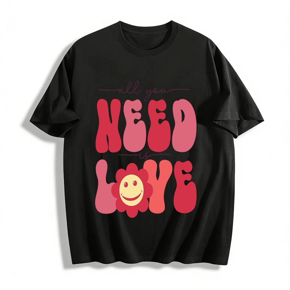 T Футболка из чистого хлопка T All You Need Is Love