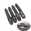 For Toyota Fielder 2008 2009 2010 2011 2012 2013 Carbon Fiber Chrome Car Door Handle Cover Trim Styling Car