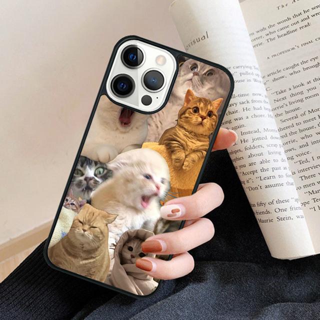Самый очаровательный чехол для телефона с кошкой для iPhone 17 Air 16 15 14 plus 11 12 13 pro max coque Оболочка Fundas