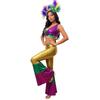 2026 Carnival Party Costume Set Retro Disco Shiny Performance Outfit Halloween Fancy Dress Women