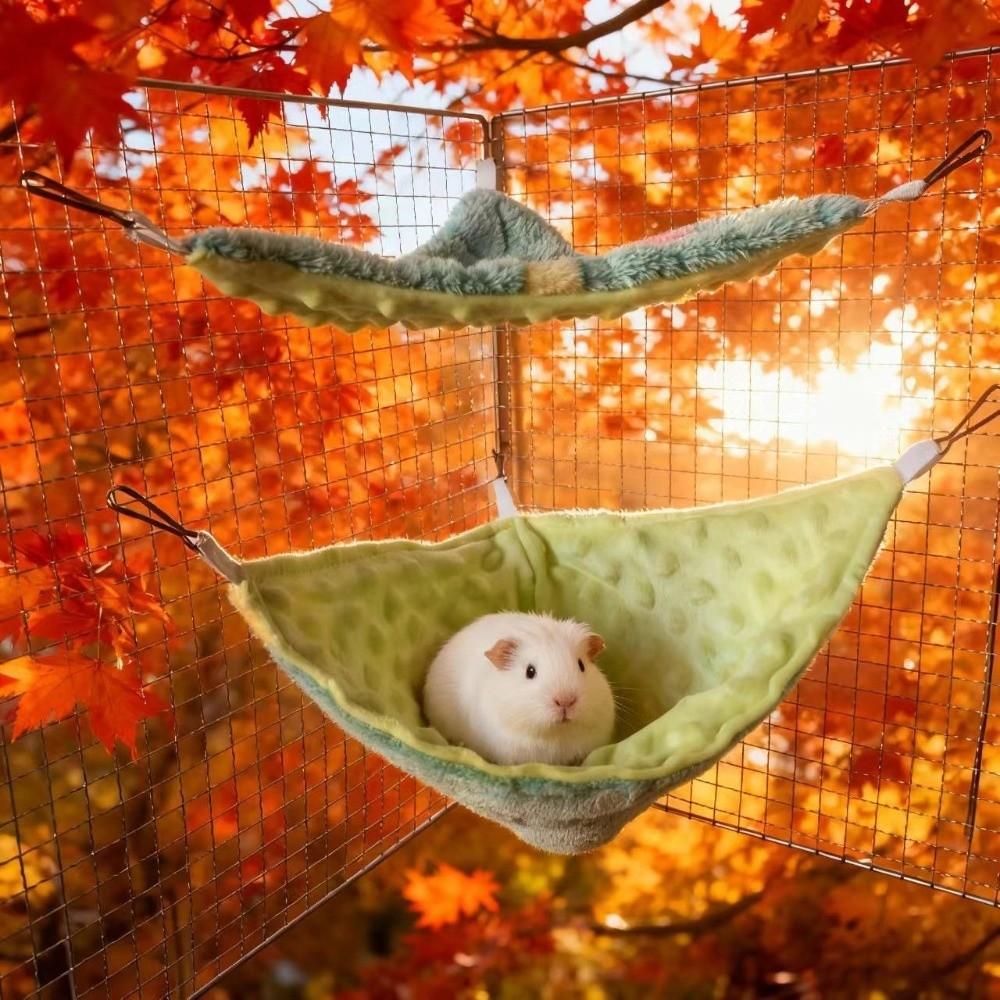 Warm Parrot Cage Hammock Soft Hanging Squirrel Bed Portable Sugar Glider Nest For Sugar Glider