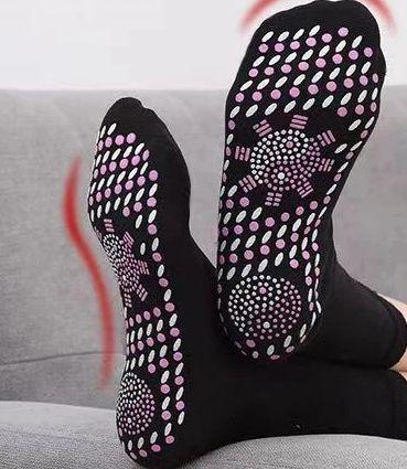 Tourmaline Warming Massage Socks