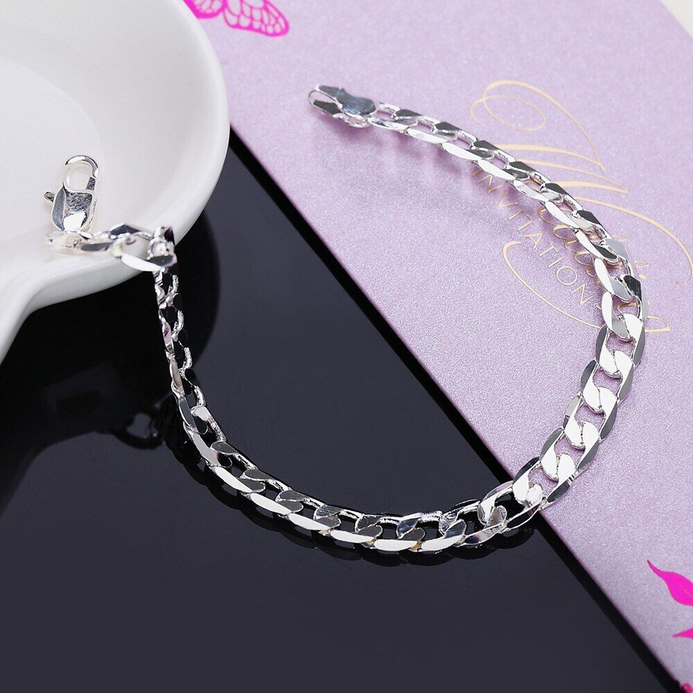 Classic 6MM Chain Bracelet for Man Woman Fashion Wedding