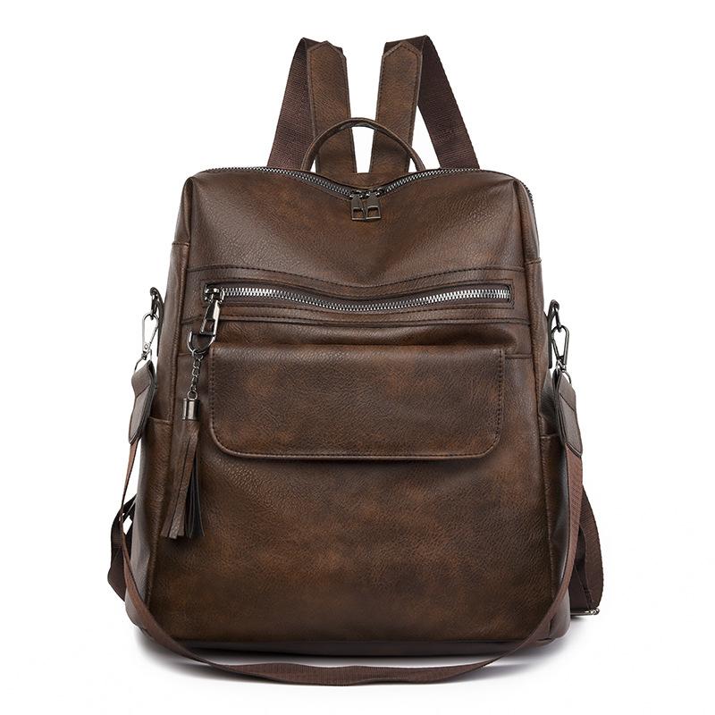 New Style Street Trend Women's Backpack Large Capacity Travel Bag Fashion Durable Fits 14 Inch Laptop