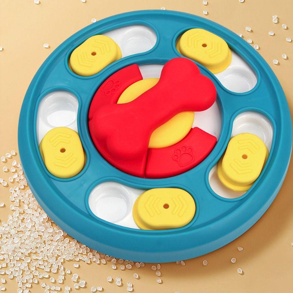 Вращающаяся миска для медленного кормления питомцев, интерактивная игрушка-головоломка для питомцев, многофункциональная игрушка для кормления питомцев, подарок