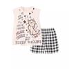 Girls Cotton Pajama Set Short Sleeveless Sleepwear Kids 8 Years Comfortable Breathable Nightwear