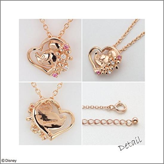Disney Zirconia VPCDS W0049 [Disney] Минни/серебряный кулон/сердце/кубический