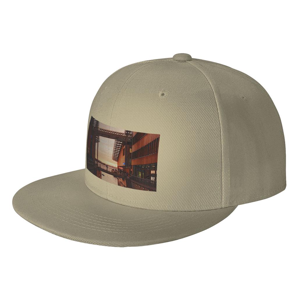 Fashion Oslo Norway City Flat Brim Sun Hat  Everyday Outings Caps Women