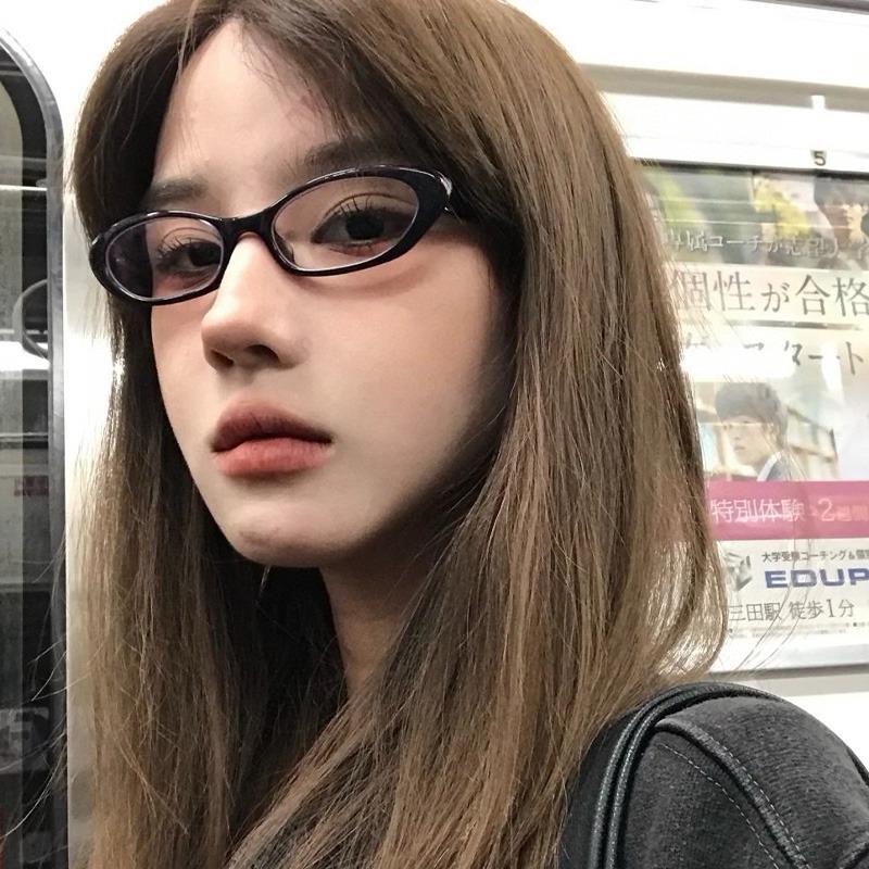 Retro Anti Blue Ray Photochromic Glasses Women Oval Sunglasses Small Frames Eyeglasses Classic Clothing Accessories