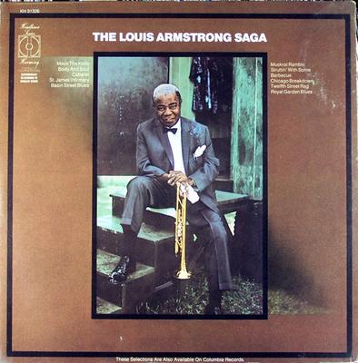 LP Пластинка ЛУИС АРМСТРОНГ - Сага Луи Армстронга KH31326 HARMONY 1972 США Джаз Б/У