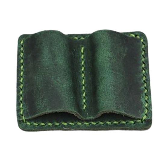 Подставка для ручек из искусственной кожи, двойная книга-петля, практичный органайзер для ручек, сшитая вручную ручка