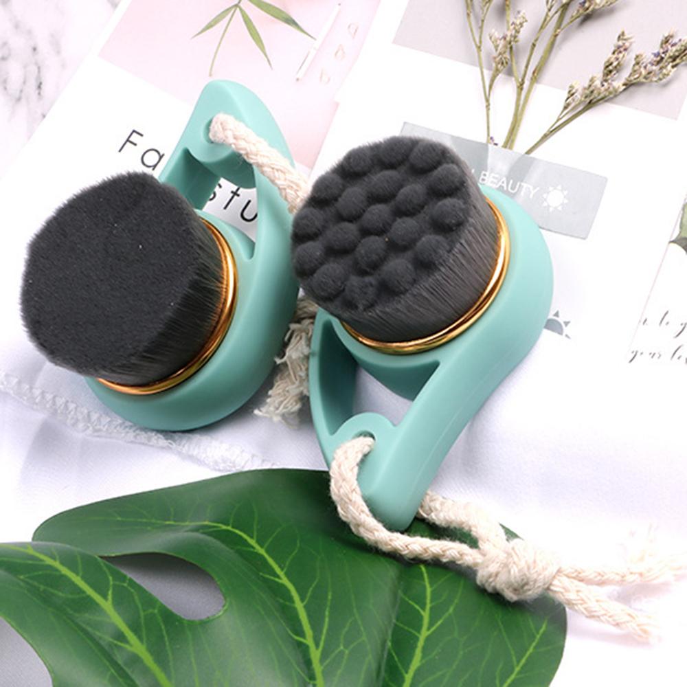 Charcoal Deep Cleansing Face Cleansing Brush Face Care Tool Bamboo Wash Face Brush Facial Cleansing