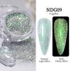 1 Box Multichrome Chameleonic Powder Nail Glitter Aurora Neon Rainbow Pigment Chrome Powder Iridescent Manicure Nail Rubing Dust