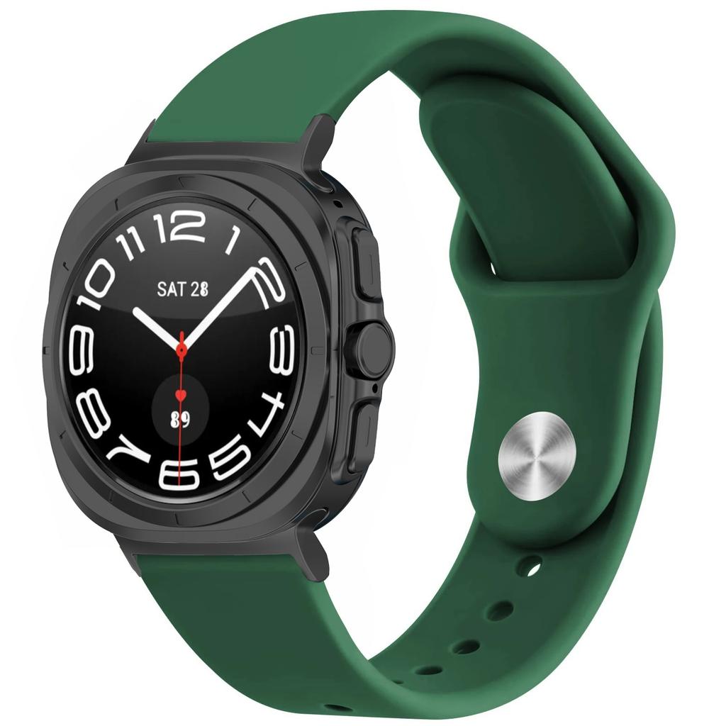 Спортивный силиконовый ремешок для Samsung Galaxy watch 7 ultra Ремешок 47 мм Аксессуары correa Браслет galaxy watch 7 FE 44 мм 40 мм 40 ремешок