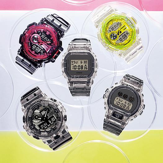Casio Мужские кварцевые часы с resin-корпусом, водозащитой 200 м, ударопрочностью, будильником DW-6900SK-1
