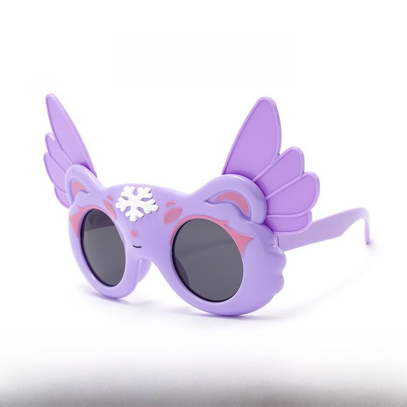 Kids Polarized Sunglasses With Flexible Wings Uv400 For Outdoor Play And Fashion