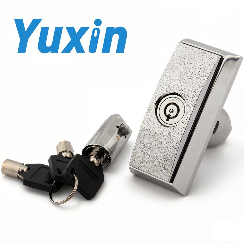 YX-SKGMS-16 Zinc Alloy T-Handle Lock Pop-Up Tubular Cam Lock for Vending Machine Automatic Water Dispenser Laundry Detergent