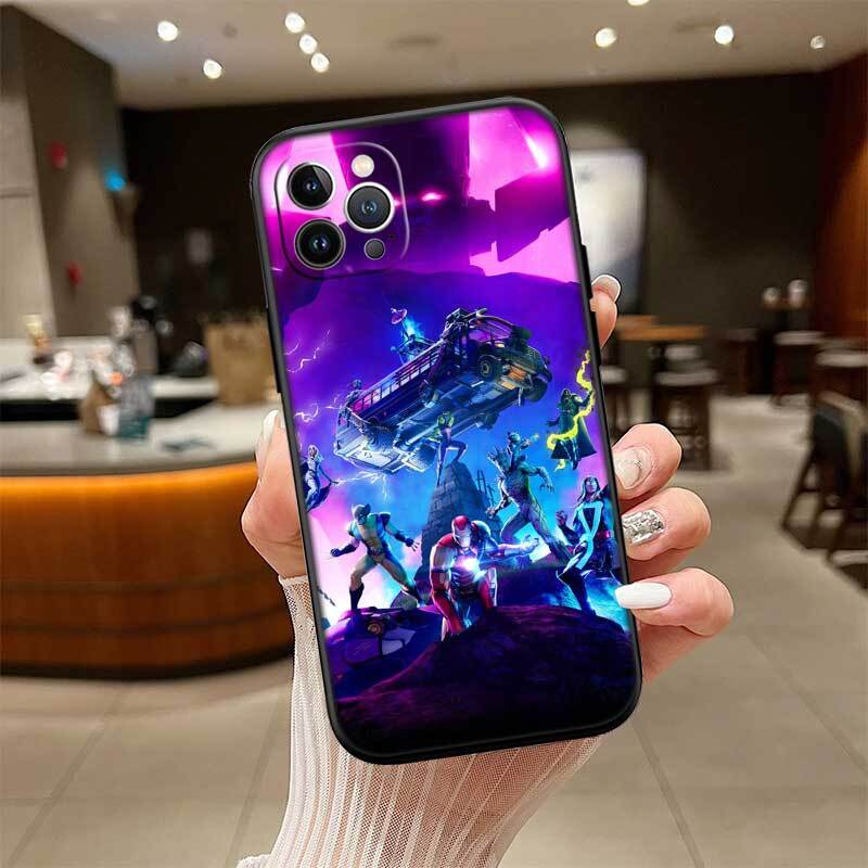 Game Fortnite Shockproof Phone Case for iPhone 6 6s 7 8 11 12 13 14 15 16 17 16E XS Pro Max XR X SE Air