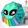 1pc Alien Automatic Open/Close Umbrella, Ideal Fan Gift for Birthday, Christmas, Outdoor Essentials, Trendy Fashion Yy250828019