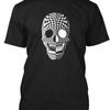 Bipolar Skull Checkered Mirrored Inverted Unisextal T Shirt Made In Usa S 5xl