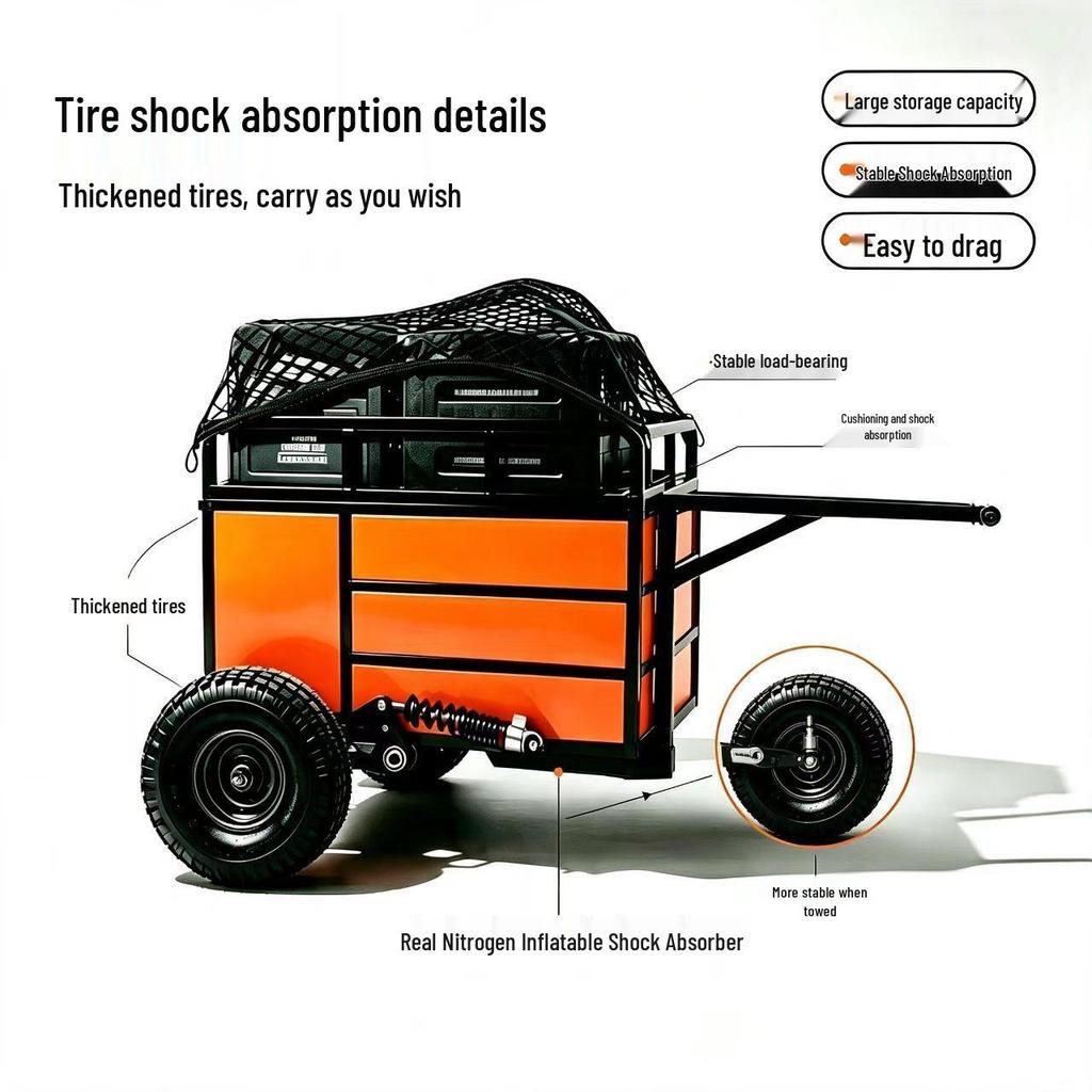 Portable Off-Road Folding Camper Trailer with Full Support and Customizable Features