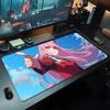 Zero Two Игровой коврик для мыши 500x1000 мм Большой коврик для мыши для геймера XL Резиновый Коврик для клавиатуры Отаку Настольный коврик для ноутбука