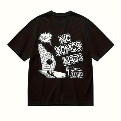 La Polla Records Испанская Панк-Рок Футболка NO SOMOS NADA Графическая Футболка Мягкая Удобная Классический Крой Футболка Концерты Повседневная Одежда...