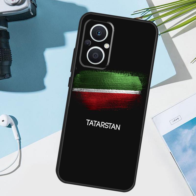 Чехол с флагом и гербом Татарстана для OPPO Reno 12 F 13F 14F 11F 10 11 13 14 Pro 7 8 Lite OPPO Find X9 X5 X6 X8 Pro