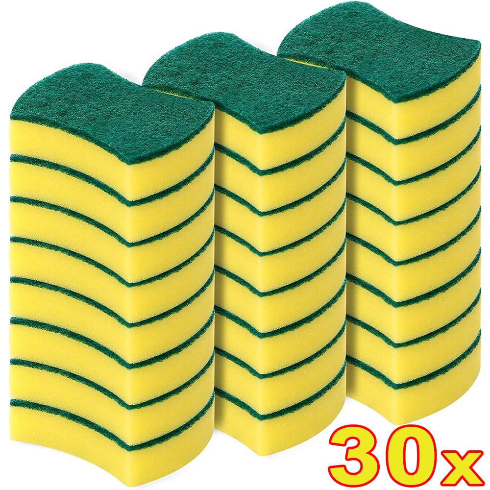 Highly Absorbent Cleaning Sponges Dish Washing Magic Clean Pot Rust Stain Sponge Brush Kitchen Grease Cleaner Household Tools