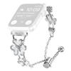 Metal Band For Apple Watch Ultra 3 2 1 49mm/Series 11 10 46mm/9 8 7 45mm/SE3 SE2 SE 6 5 4 44mm/3 2 1 42mm Heart Clover Decor Watch Strap