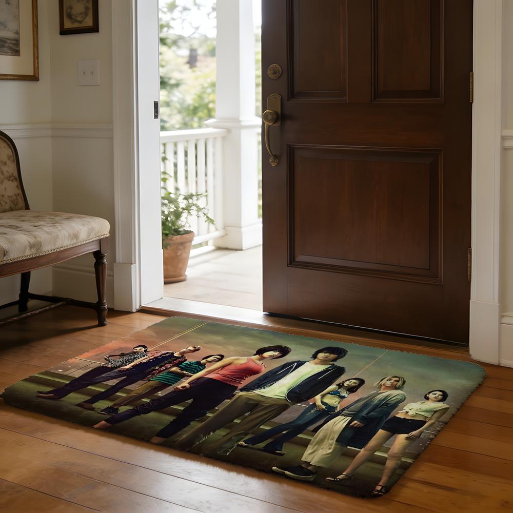 AAlice In Borderland Floor Mat Soft Flannel Absorbent Mat Non-Slip Rug Home Bedroom Bathroom