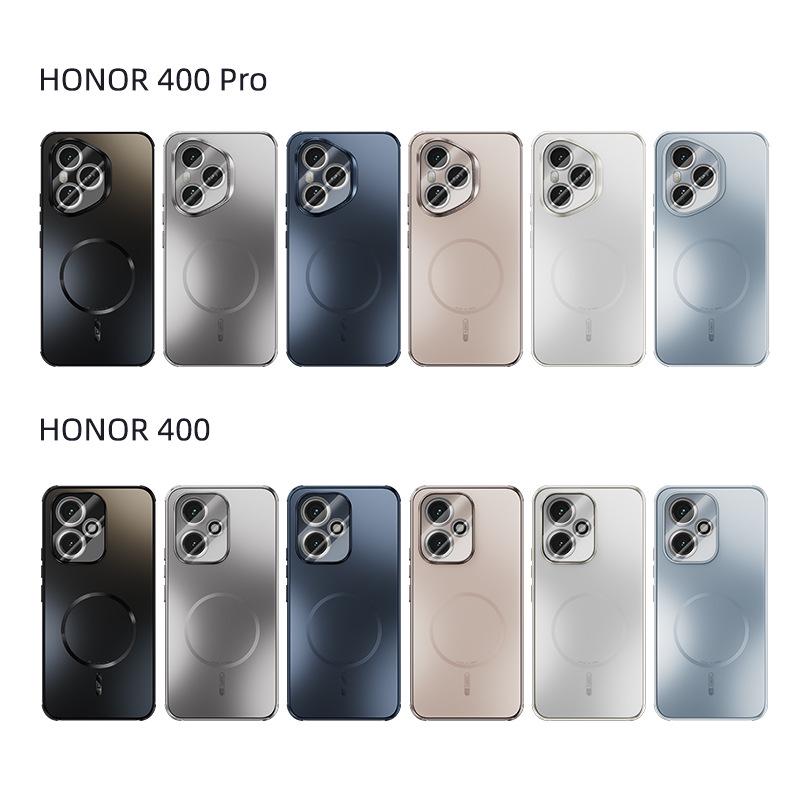 Прочный Магнитный Матовый Чехол для HONOR 400/300 Pro - Защита от Падений, Полное Покрытие