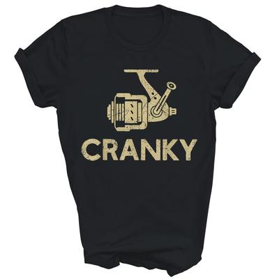 Рыболовная приманка воблер Cranky Забавный рыбак Унисекс Футболка Подарок