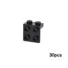 Совместимые 21712 44728 3956 99207 36841 36840 99781 99780 Переключаемые Строительные Блоки Настенная Панель Кронштейн Угловые Соединители Игрушки