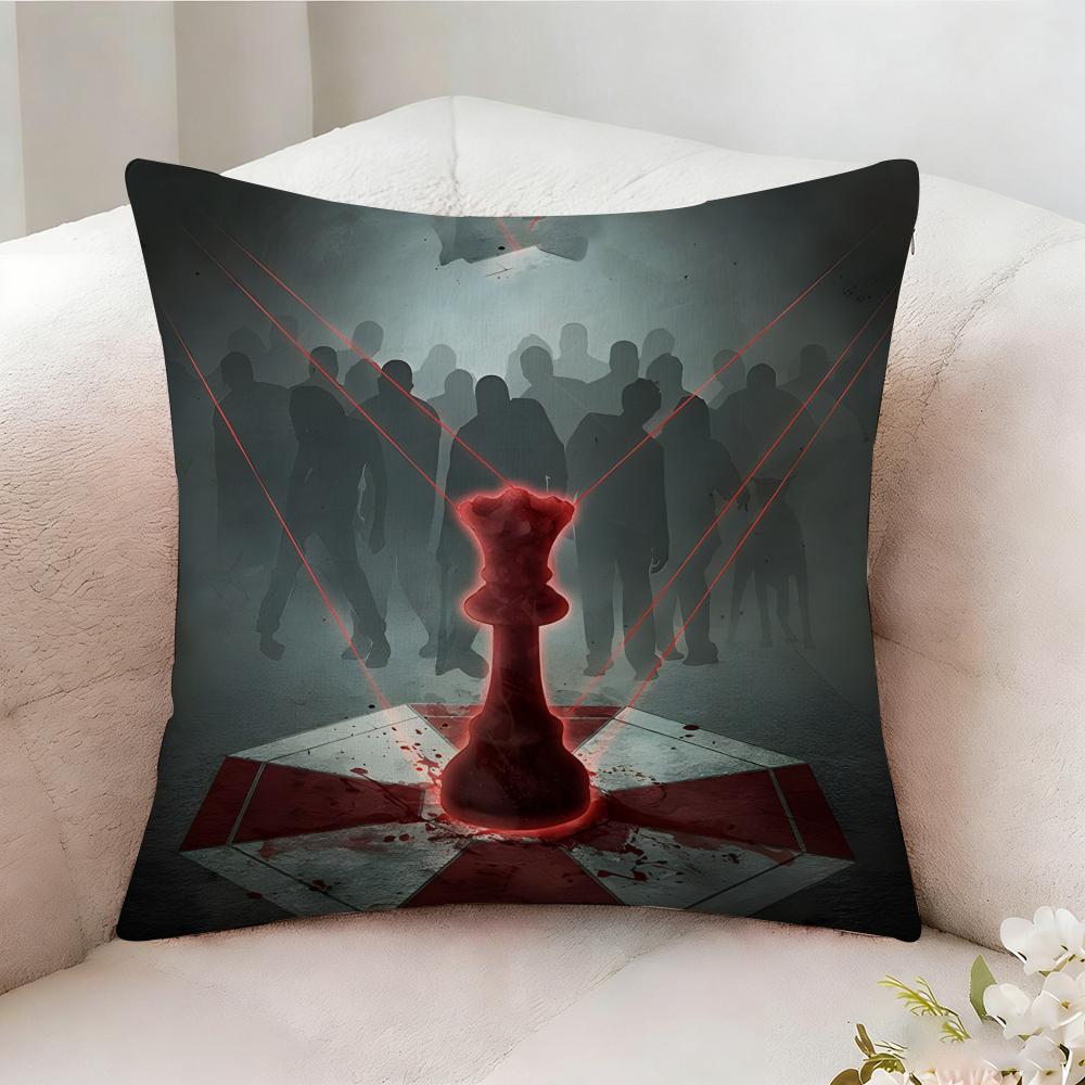 R-Resident Moive Evil Pillow Case Pillowcase, Double-Sided Printed, Sofa Cushion, Bedroom Headboard Pillow