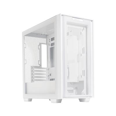 Корпус ASUS Mesh Mid-Tower A21 ASUS CASEWHT Micro ATX Поддерживает видеокарты длиной до 380 мм Продукт авторизованного японского дистрибьютора