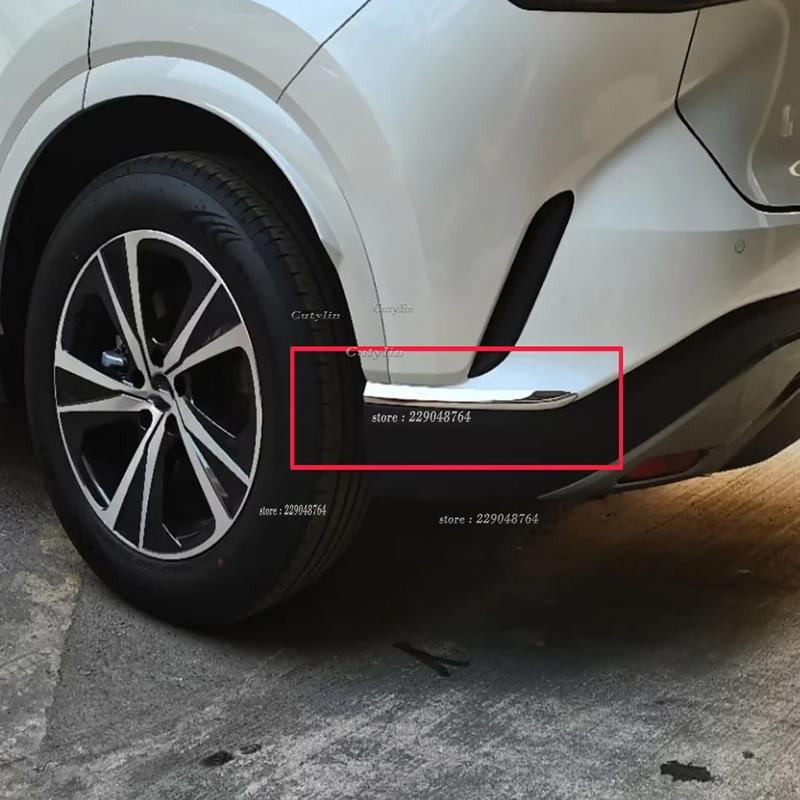 For Lexus RX 350h 450h 500h 2024 Car Front Bumper Corner Cover Trim anti-rub Lip Molding Cover Fram Styling Accessories